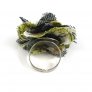 Fabric Ring, Lime/Black