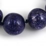 Large Bead Necklace, Violet-Blue