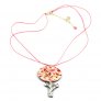 Resin Tree Necklace, Pink