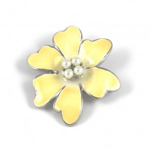 Flower Brooch, Yellow