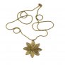 Filigree Flower Necklace, Silver