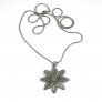 Filigree Flower Necklace, Gold