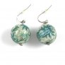 Round Turquoise Earring